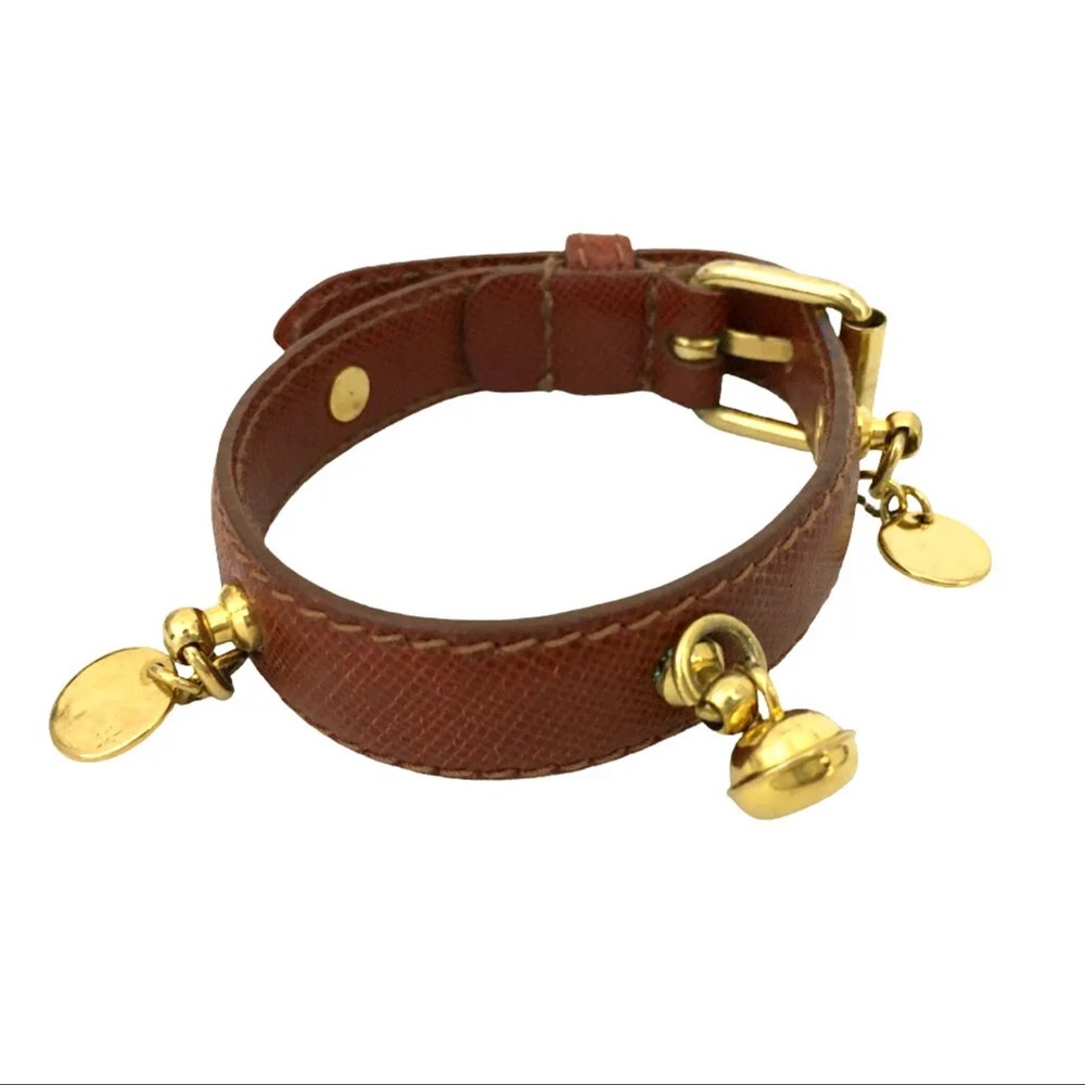 PRADA Leather Bangle Bracelet/5L1563